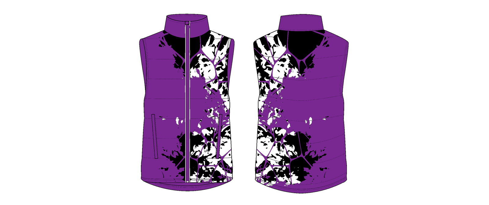 Sublimated Puffer Vest