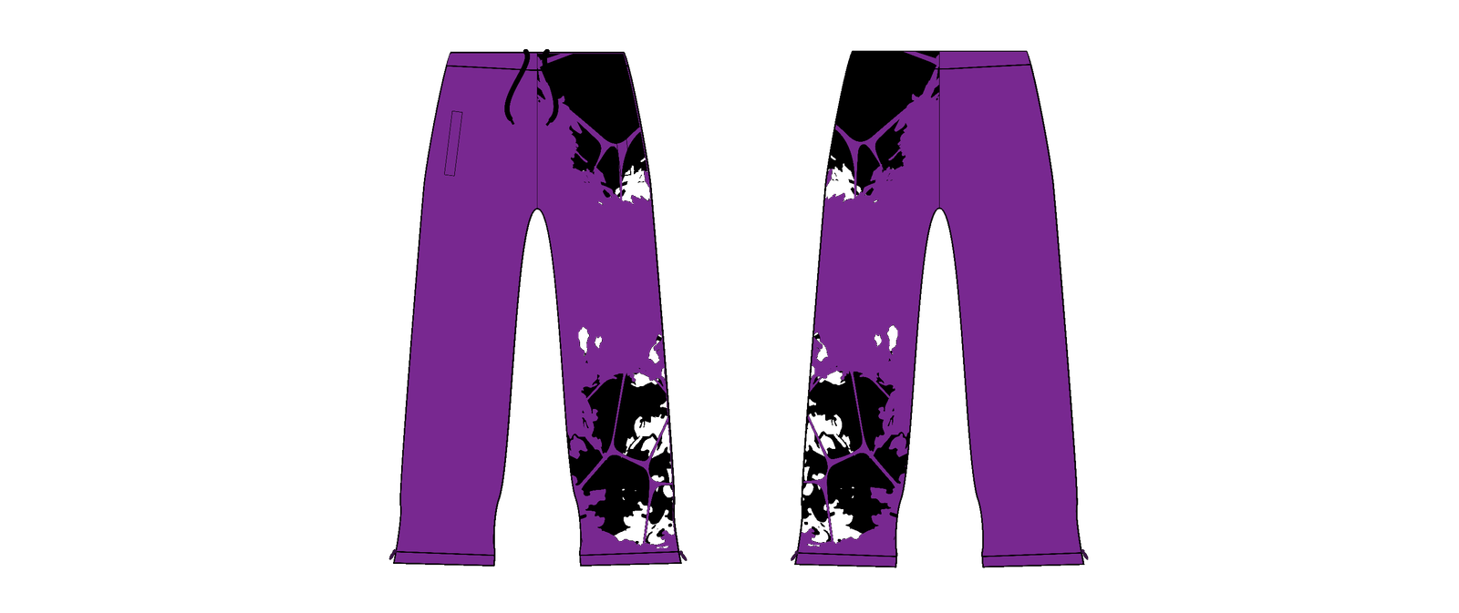 Sublimated Zip-Off Track Pants